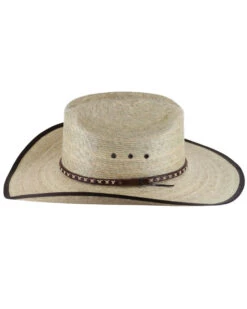 Cody James® Men's Brown Trimmed Straw Hat -Cody James 099P15 19 D3