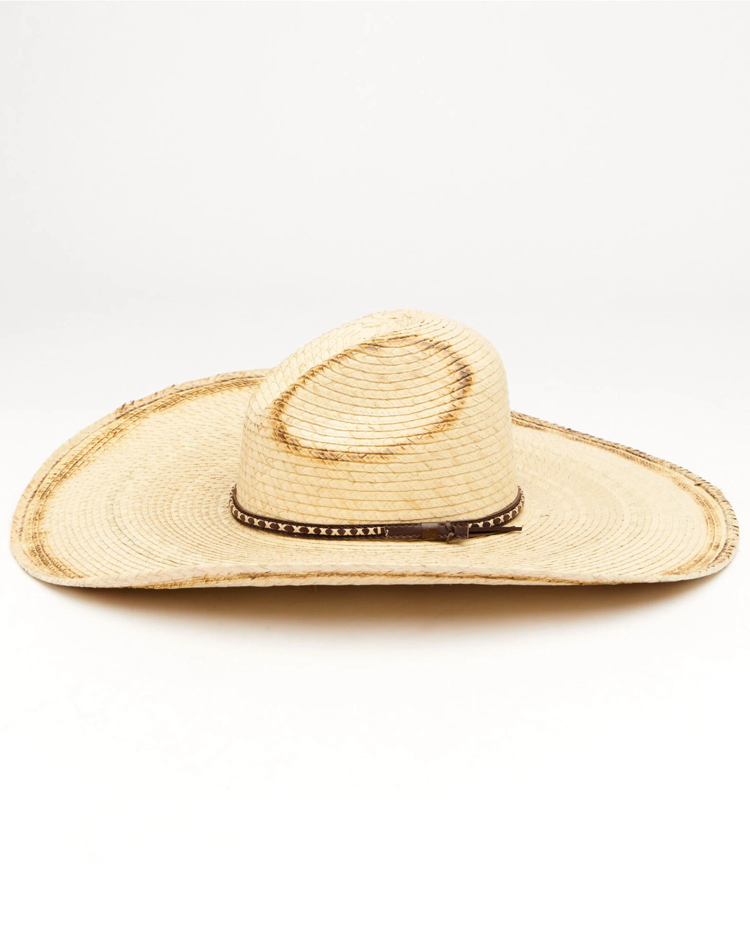 Cody James Men's Guatemalan Gus Palm Straw Western Hat 3 Cody James Men's Guatemalan Gus Palm Straw Western Hat - Image 3