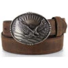 Cody James Men's Patriotic Eagle Leather Belt