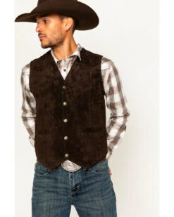 Cody James Men's Wild Boar Suede Vest -Cody James 2000215916 200 P1 1