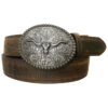 Cody James Men's Longhorn Berry Edge Buckle Belt