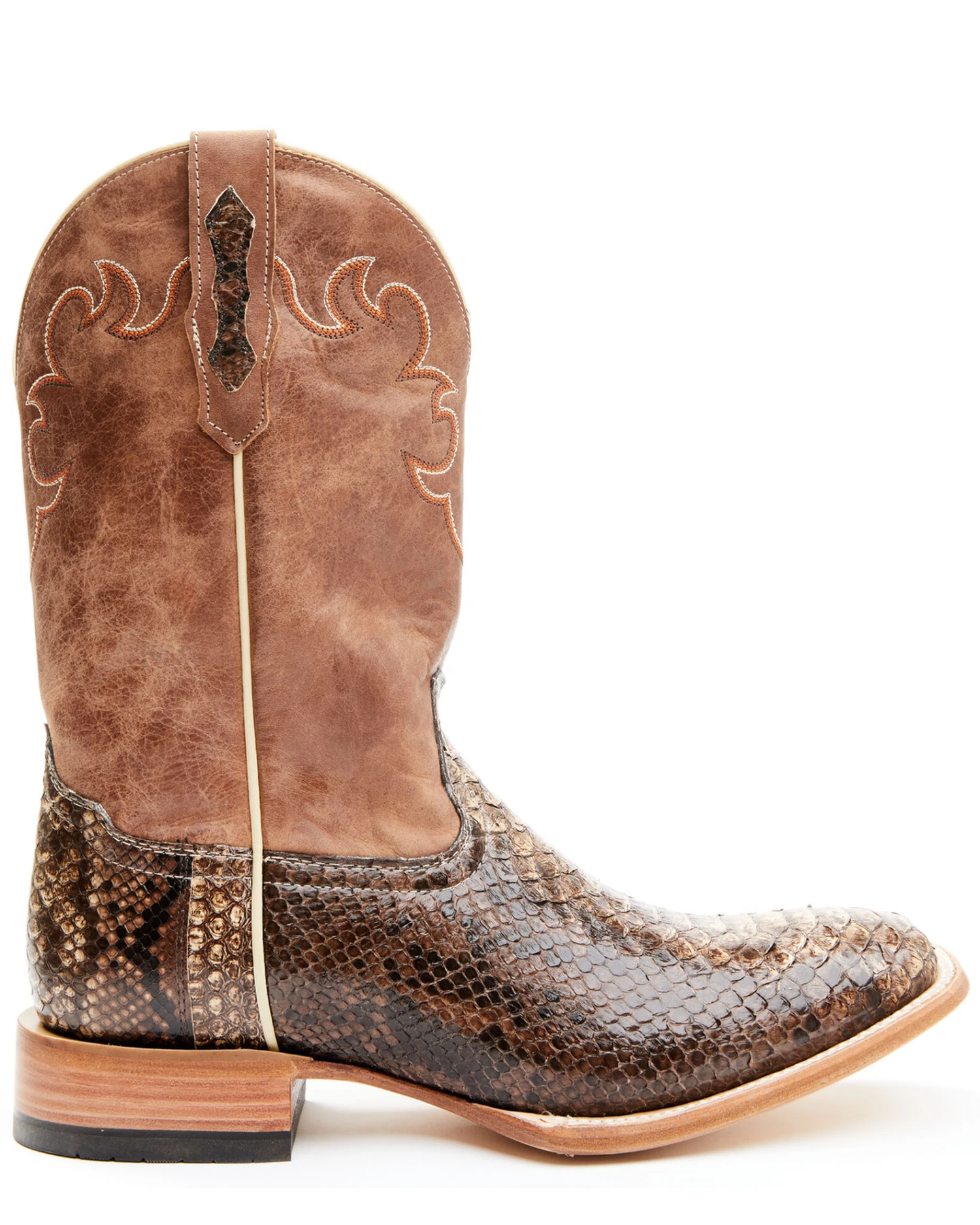 Cody James Men's Exotic Python Western Boots - Broad Square Toe 1 Cody James Men's Exotic Python Western Boots - Broad Square Toe