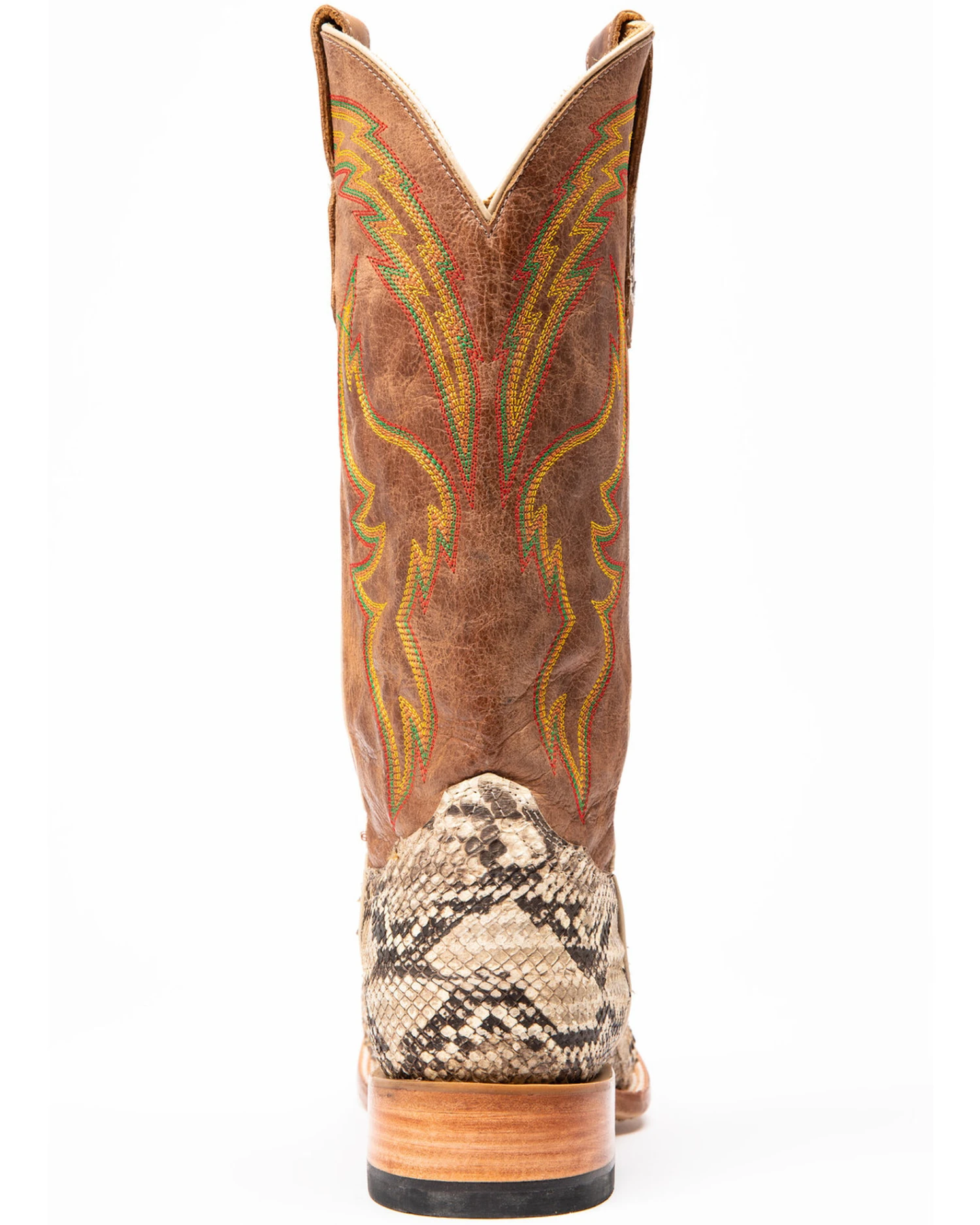 Cody James Men's Python Western Boots - Broad Square Toe 5 Cody James Men's Python Western Boots - Broad Square Toe - Image 5