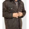 Cody James Men's Westward Oilskin Field Coat - Tall