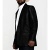 Cody James Men's Black Suede Blazer Jacket
