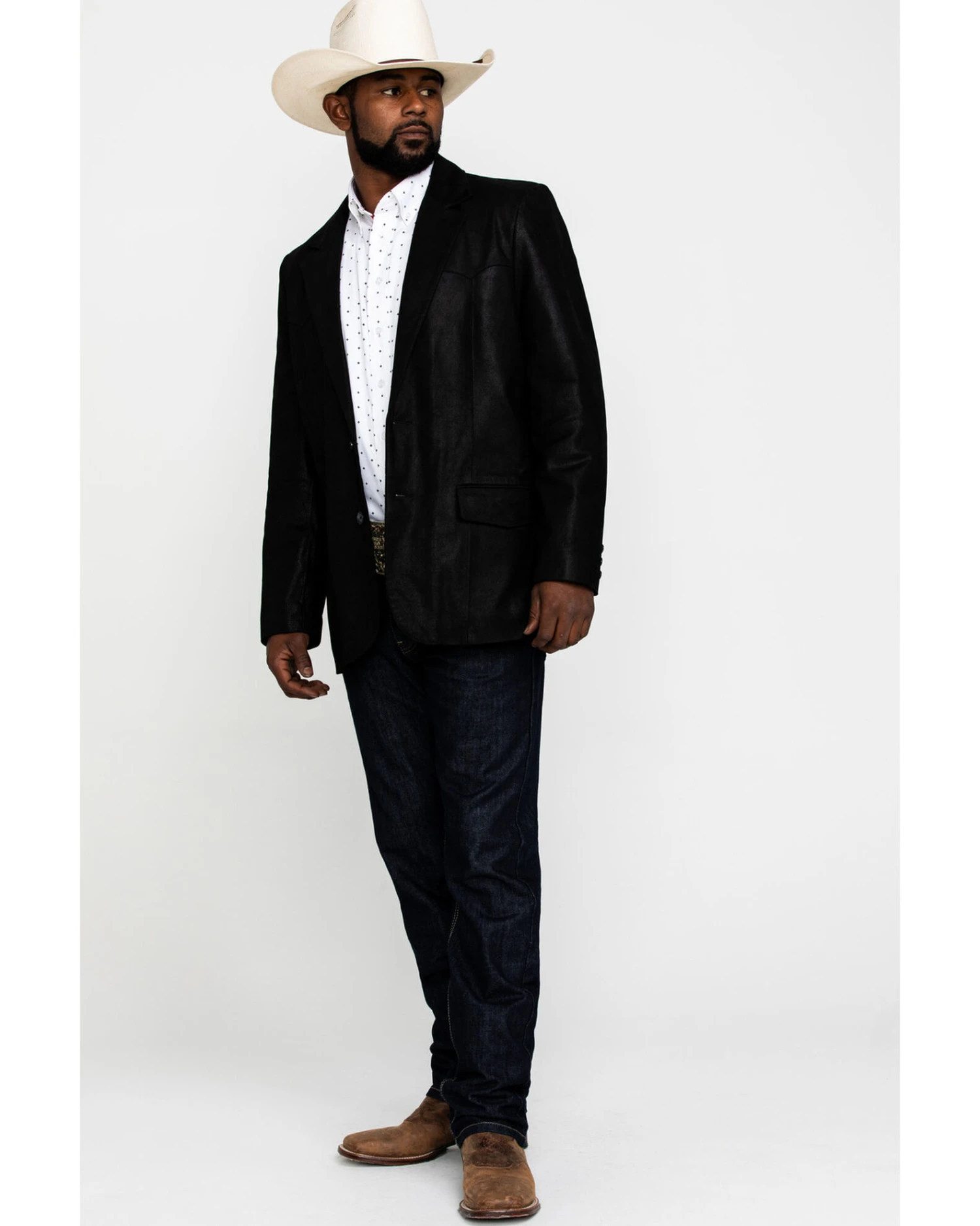 Cody James Men's Black Suede Blazer Jacket 6 Cody James Men's Black Suede Blazer Jacket - Image 6