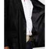Cody James Men's Black Suede Blazer Jacket - Big & Tall