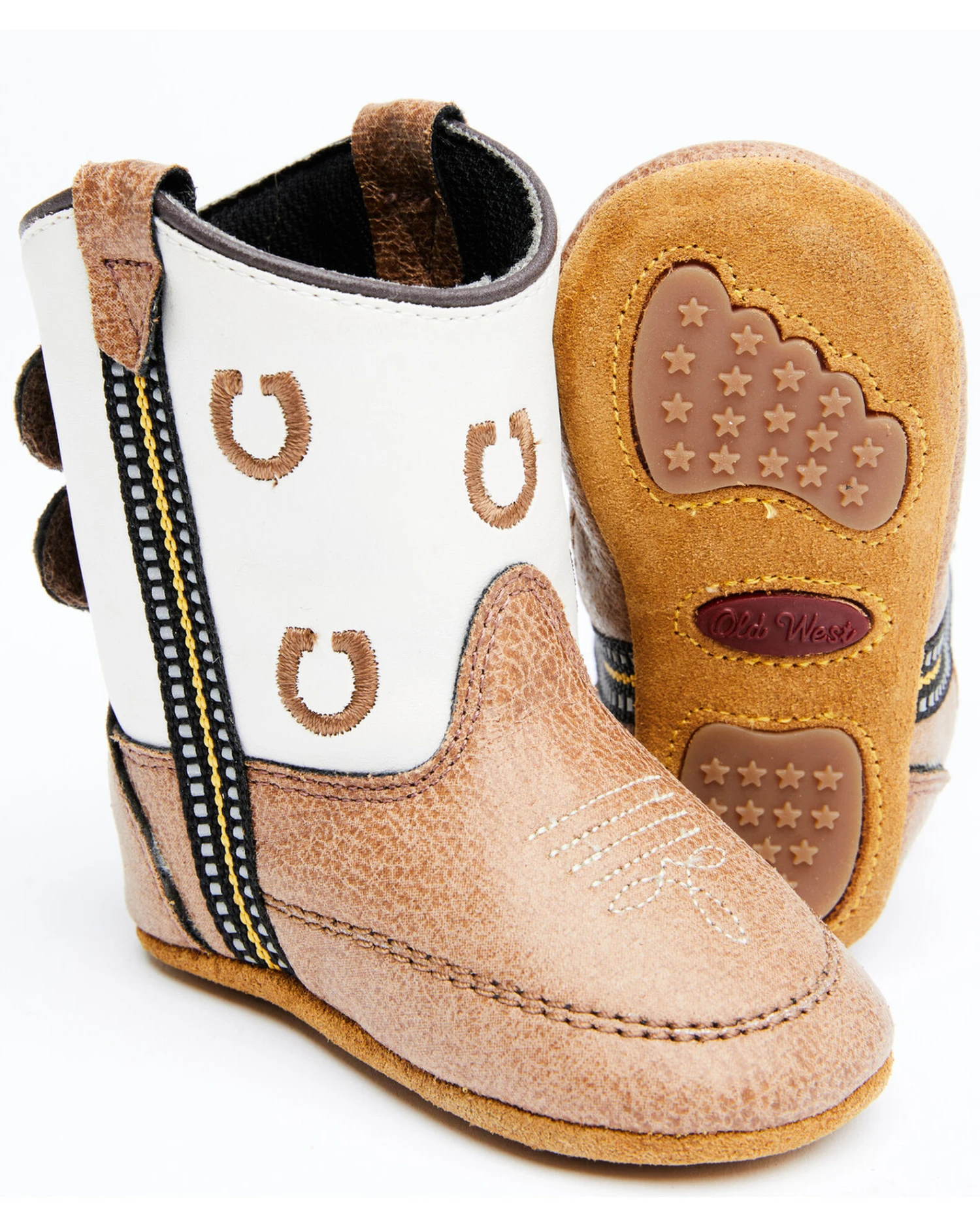 Cody James Infant Boys' Little Horseshoe Western Boots 2 Cody James Infant Boys' Little Horseshoe Western Boots - Image 2