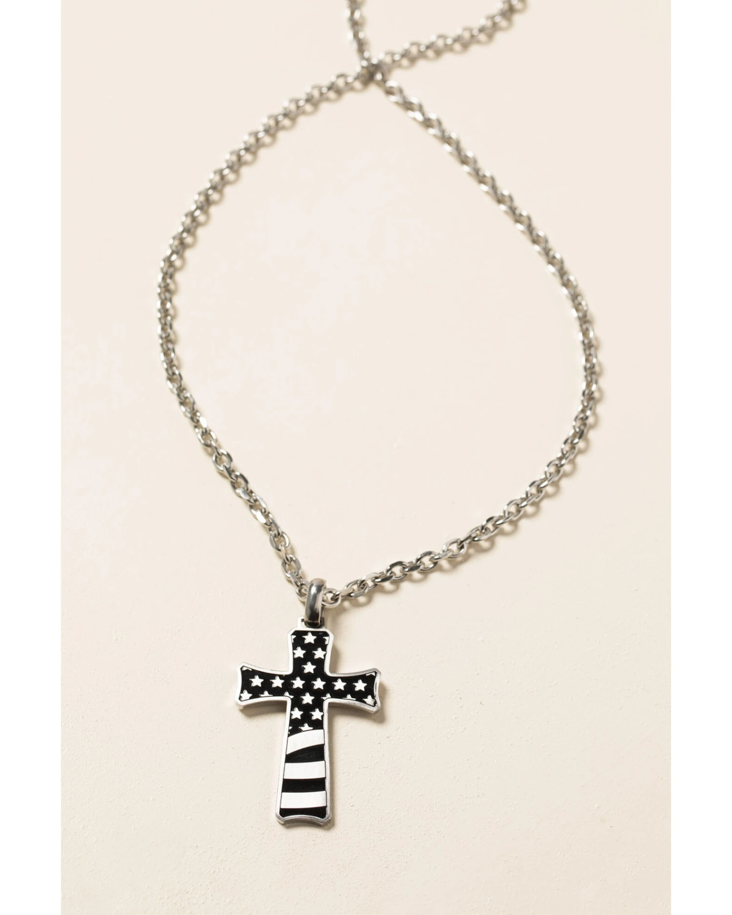 Cody James Men's Stainless Flag Cross 3 Cody James Men's Stainless Flag Cross - Image 3