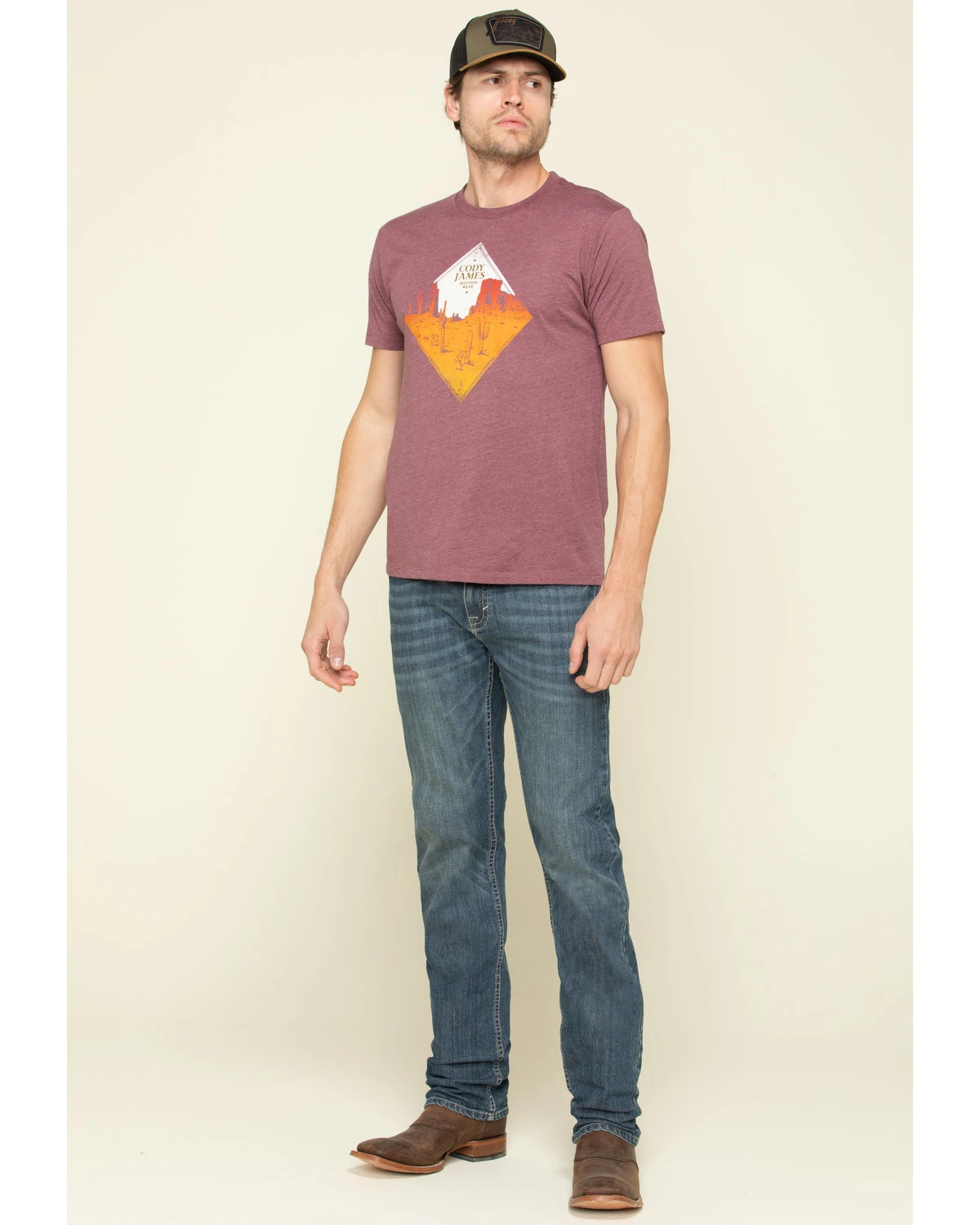 Cody James Men's Stone Cold Medium Wash Stretch Slim Straight Jeans 6 Cody James Men's Stone Cold Medium Wash Stretch Slim Straight Jeans - Image 6