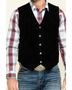 Cody James Men's Angus Suede Vest  -Cody James 2000291052 001 P4