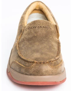 Cody James Men's Tan Oxford Slip-On Shoes - Moc Toe -Cody James 2000294753 280 P4