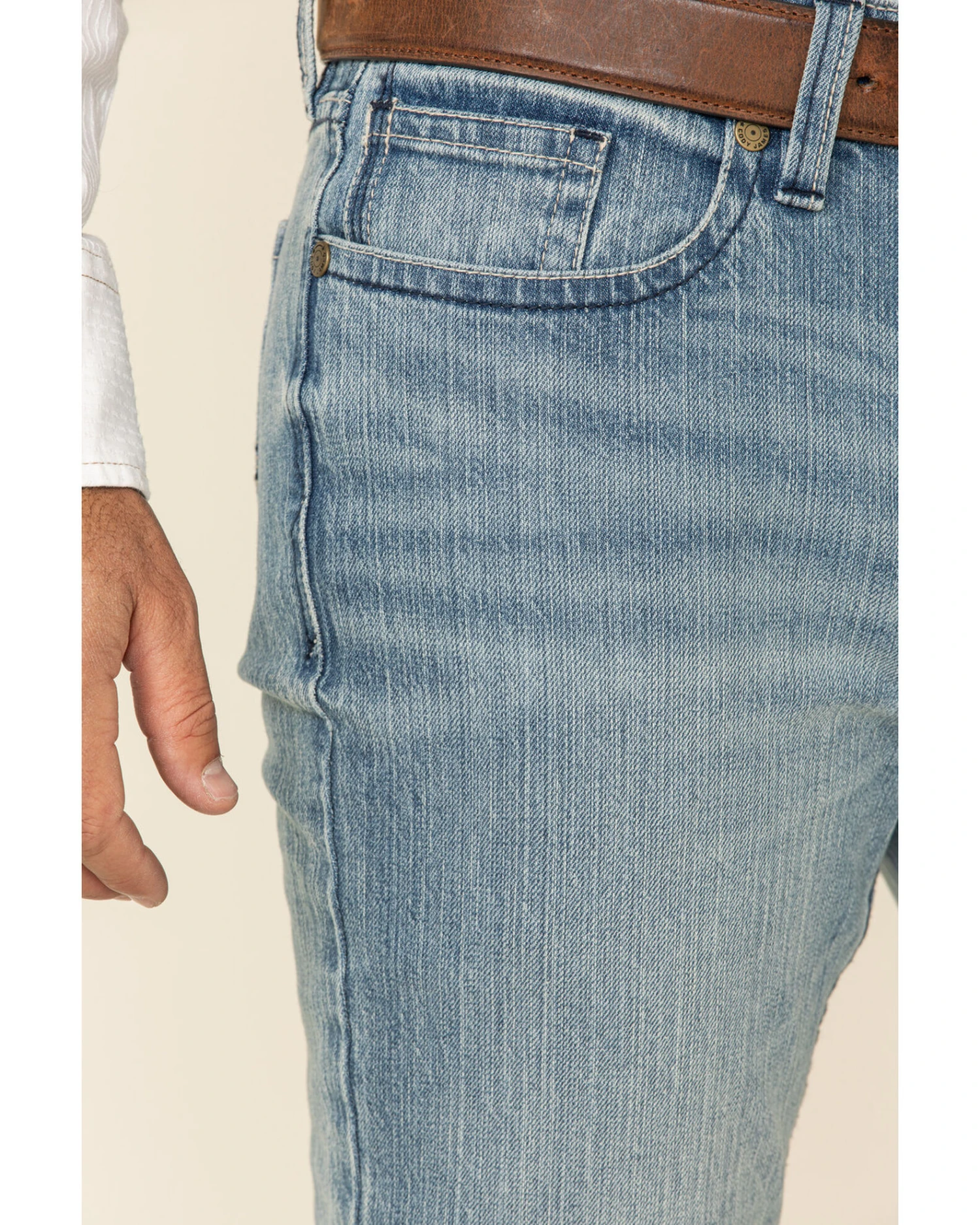 Cody James Men's Crupper Light Wash Stretch Slim Straight Jeans 3 Cody James Men's Crupper Light Wash Stretch Slim Straight Jeans - Image 3