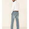 Cody James Men's Crupper Light Wash Stretch Slim Straight Jeans
