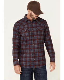 Cody James Men's FR Plaid Print Long Sleeve Work ShirtÂ
