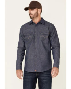 Cody James Men's FR Denim Long Sleeve Work Shirt -Cody James 2000325702 402 P1