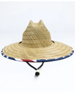 Cody James Men's USA Strong Lifeguard Straw Sun Hat  -Cody James 2000338987 942 P3