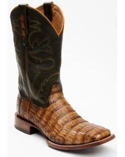 Cody James Men's Brown Exotic Caiman Tail Skin Western Boots - Broad Square Toe 11 Cody James Men's Brown Exotic Caiman Tail Skin Western Boots - Broad Square Toe -Cody James 2000339009 200 P1