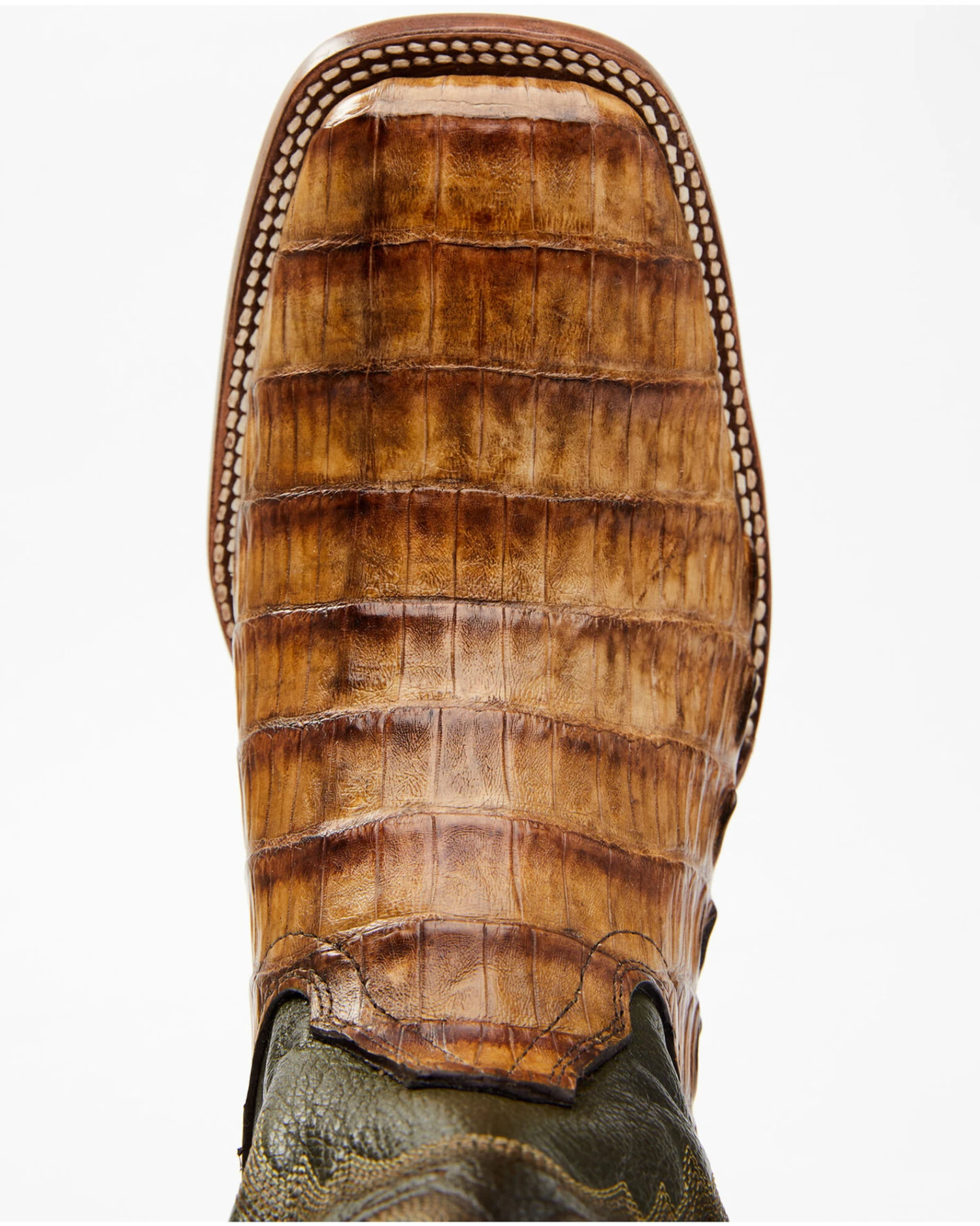 Cody James Men's Brown Exotic Caiman Tail Skin Western Boots - Broad Square Toe 1 Cody James Men's Brown Exotic Caiman Tail Skin Western Boots - Broad Square Toe