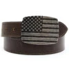 Cody James Men's Brown Stars & Stripes Western Belt