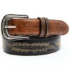 Cody James Men's Two-Tone Brown Buck Western Belt