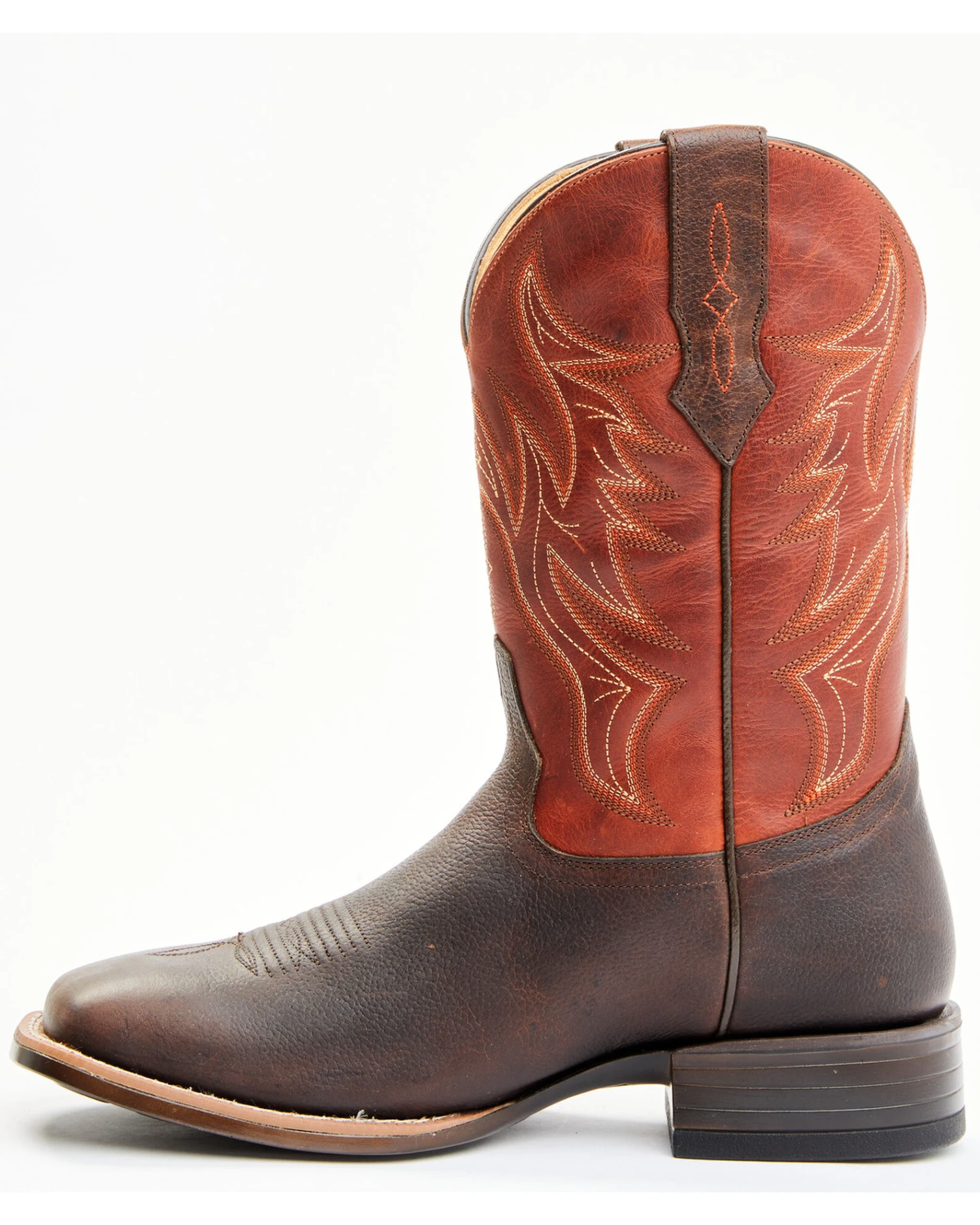 Cody James Men's Orange Hoverfly Performance Western Boots - Broad Square Toe 7 Cody James Men's Orange Hoverfly Performance Western Boots - Broad Square Toe - Image 7