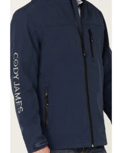 Cody James Core Men's Steamboat Logo Zip-Front Softshell Jacket 6 Cody James Core Men's Steamboat Logo Zip-Front Softshell Jacket -Cody James 2000343274 410 P3