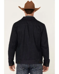 Cody James Men's Indigo Washed Button Down Unlined Denim Jacket  -Cody James 2000343285 402 P4