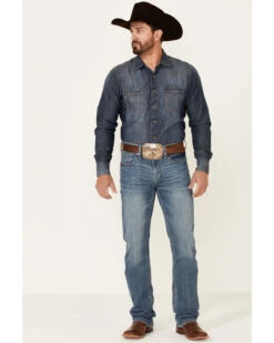 Cody James Men's Casey Light Wash Stretch Stackable Straight Jeans