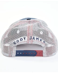 Cody James Men's Patriot Oval Embroidered Mesh-Back Ball Cap -Cody James 2000345217 410 P3