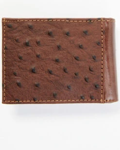 Cody James Men's Bifold Ostrich Print Embossed Bi-Fold Wallet -Cody James 2000346690 200 P3