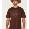 Cody James Men's Desert Compass Graphic Short Sleeve T-Shirt 