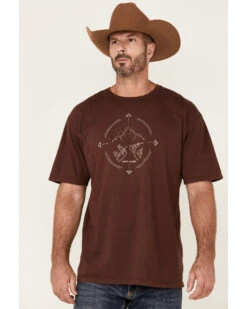 Cody James Men's Desert Compass Graphic Short Sleeve T-Shirt