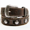 Cody James Men's Hair-On Cross Concho Western Belt