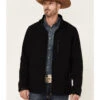 Cody James Core Men's American Embroidered Sleeve Zip-Front Steamboat Jacket 