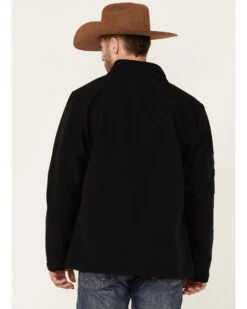 Cody James Core Men's Royal Embroidered Logo Sleeve Zip-Front Steamboat Jacket -Cody James 2000350760 001 P4 1