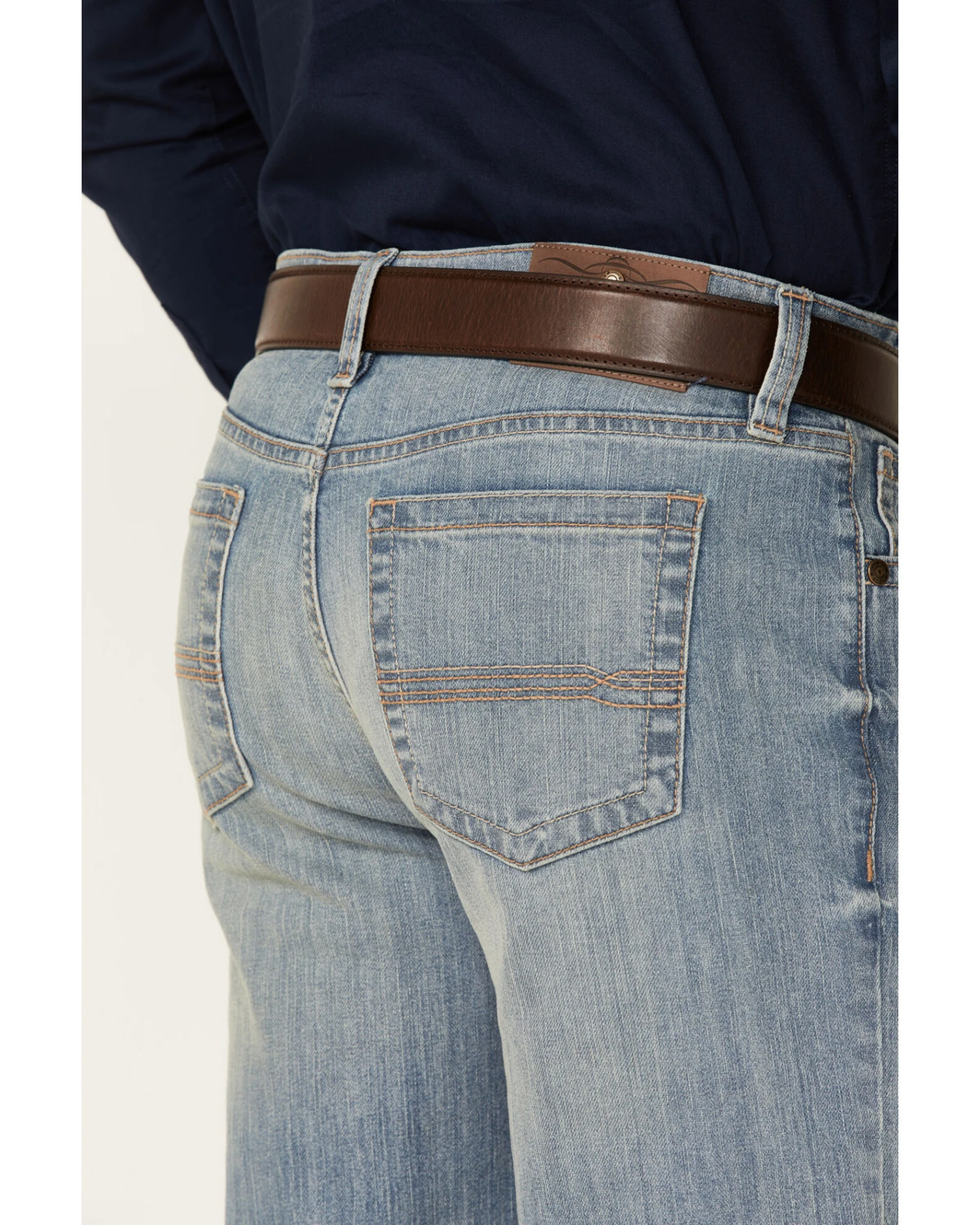 Cody James Men's Trotter Light Wash Stretch Slim Bootcut Jeans 4 Cody James Men's Trotter Light Wash Stretch Slim Bootcut Jeans - Image 4