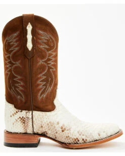 Cody James Men's Bone Python Exotic Western Boot - Broad Square Toe -Cody James 2000356761 200 P2 1
