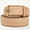 Cody James Men's Camel Dressy Leather Western Belt