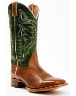 Cody James Men's Peridot Green Leather Western Boots - Broad Square Toe 12 Cody James Men's Peridot Green Leather Western Boots - Broad Square Toe -Cody James 2000358811 300 P1 1