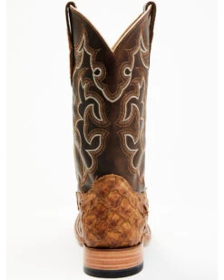 Cody James Men's Exotic Pirarucu Skin Western Boots - Broad Square Toe -Cody James 2000360835 200 P5