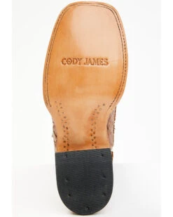 Cody James Men's Exotic Pirarucu Skin Western Boots - Broad Square Toe -Cody James 2000360835 200 P7