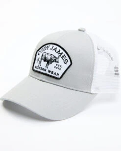 Cody James Men's Cow Logo Patch Mesh-Back Ball Cap
