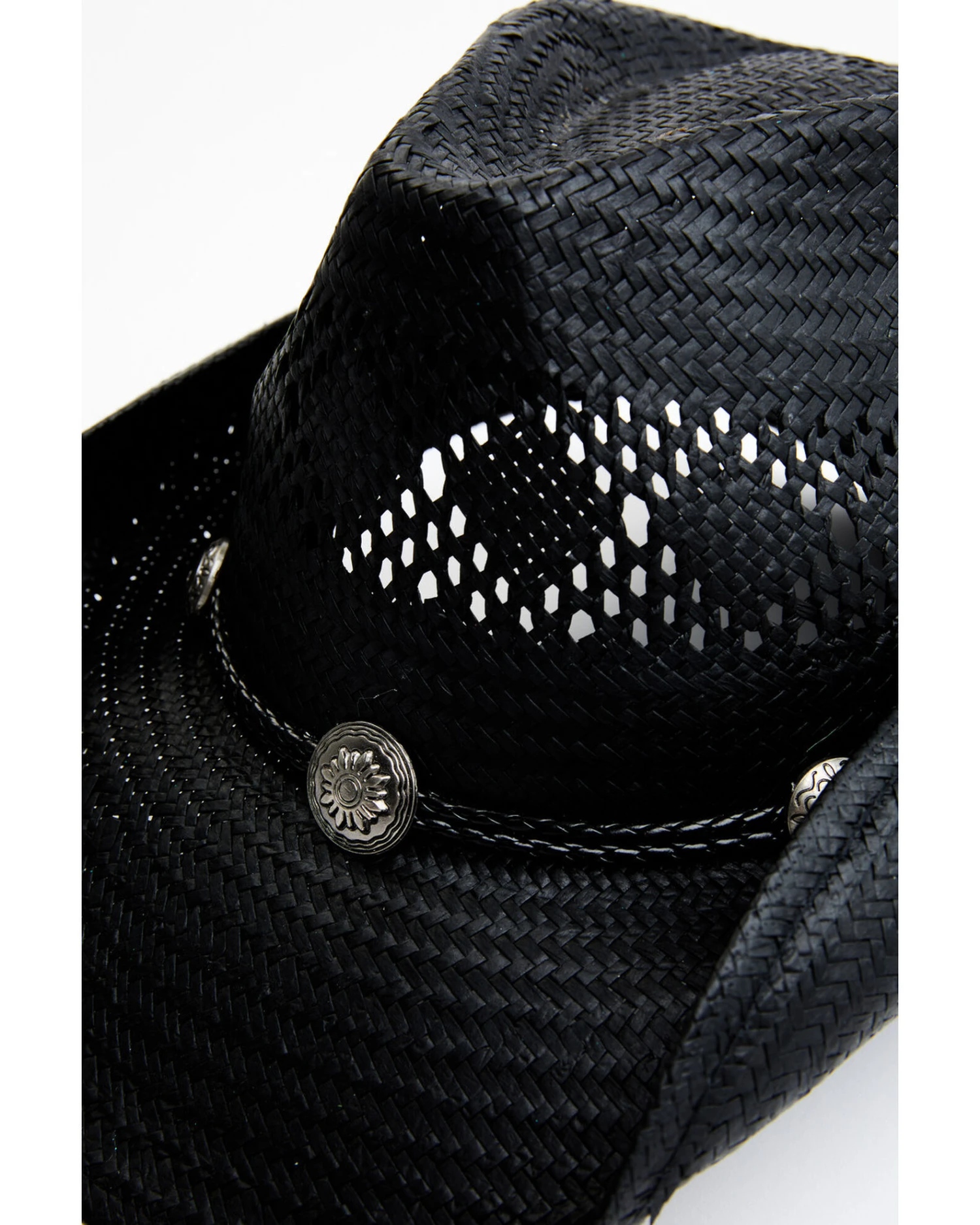 Cody James Men's Rory Concho Western Straw Hat 2 Cody James Men's Rory Concho Western Straw Hat - Image 2