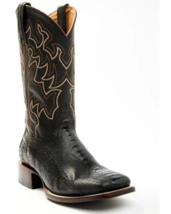 Cody James Men's Exotic Ostrich Leg Western Boots - Broad Square Toe -Cody James 2000371852 001 P1