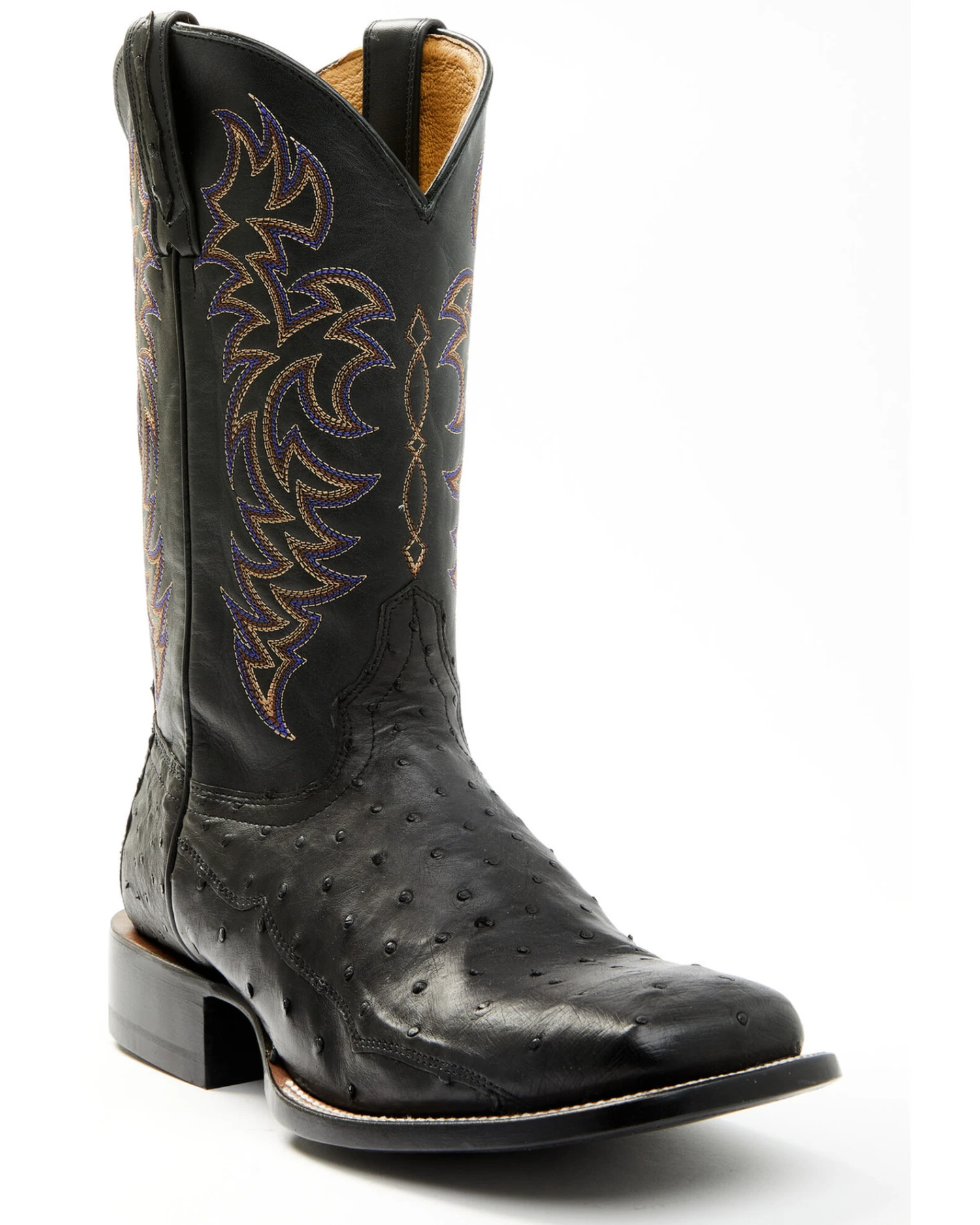 Cody James Men's Exotic Full-Quill Ostrich Western Boots - Broad Square Toe 4 Cody James Men's Exotic Full-Quill Ostrich Western Boots - Broad Square Toe - Image 4
