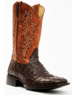 Cody James Men's Sienna Genuine Ostrich Exotic Western Boots - Broad Square Toe 10 Cody James Men's Sienna Genuine Ostrich Exotic Western Boots - Broad Square Toe -Cody James 2000371861 200 P1 1
