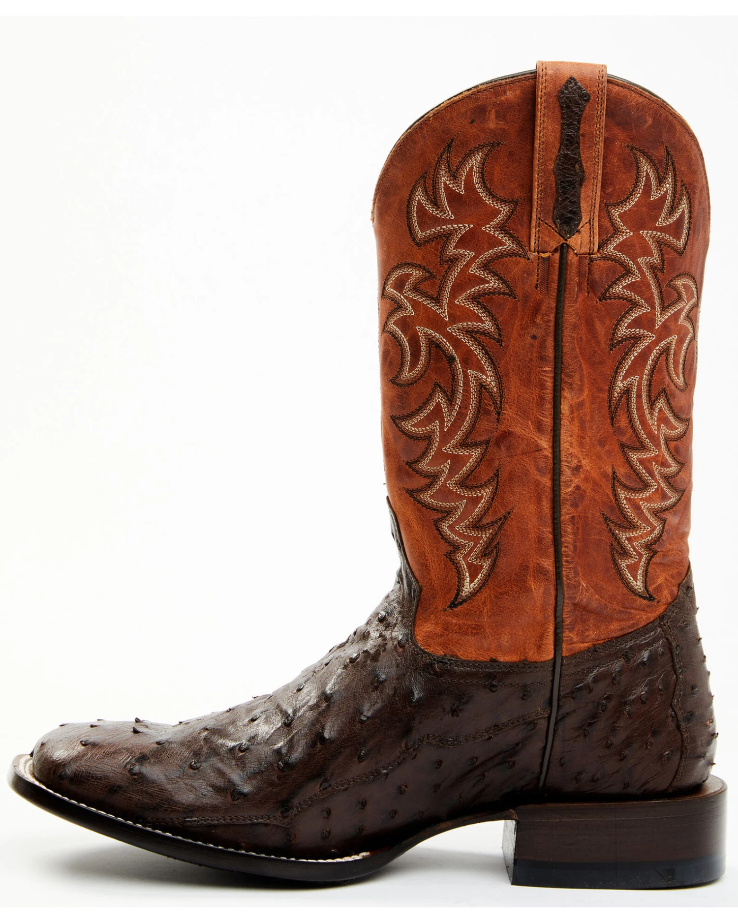 Cody James Men's Sienna Genuine Ostrich Exotic Western Boots - Broad Square Toe 2 Cody James Men's Sienna Genuine Ostrich Exotic Western Boots - Broad Square Toe - Image 2