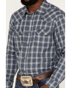 Cody James Men's Lingo Plaid Print Long Sleeve Snap Western Shirt -Cody James 2000374021 410 P3