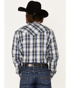 Cody James Men's Trailblazer Large Plaid Snap Western Shirt - Big & Tall  -Cody James 2000374100 400 P4